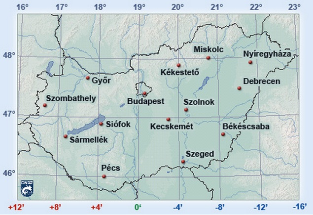 magyarország térkép szélességi fokokkal Nyugaton nyugszik (Szalkai István) magyarország térkép szélességi fokokkal